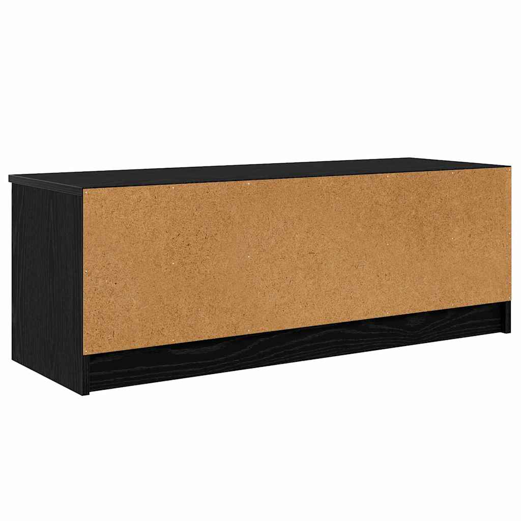 Cabinet TV Stejar Negru 102 x 35 x 36,5 cm Lemn compozit — imaginea 9