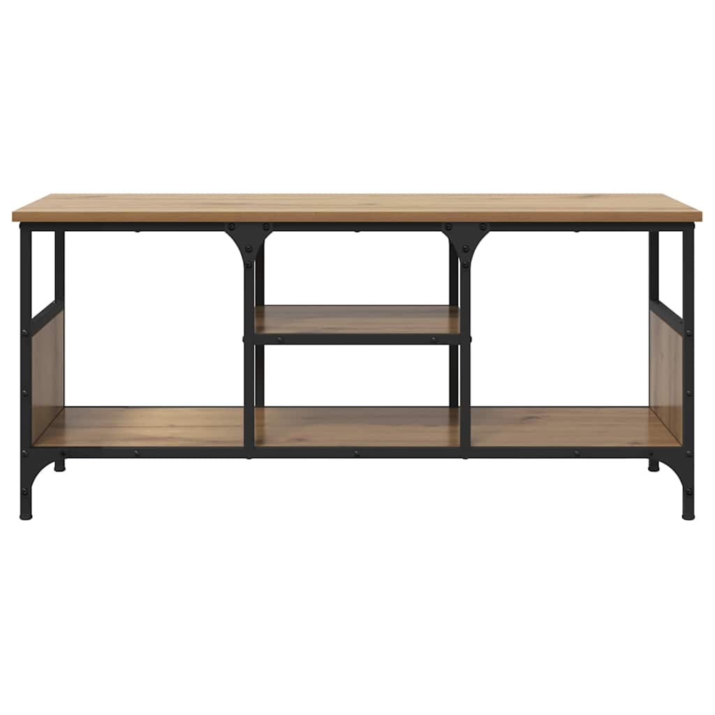 Cabinet TV Stejar Artizanal 100 x 35 x 45 cm — imaginea 6