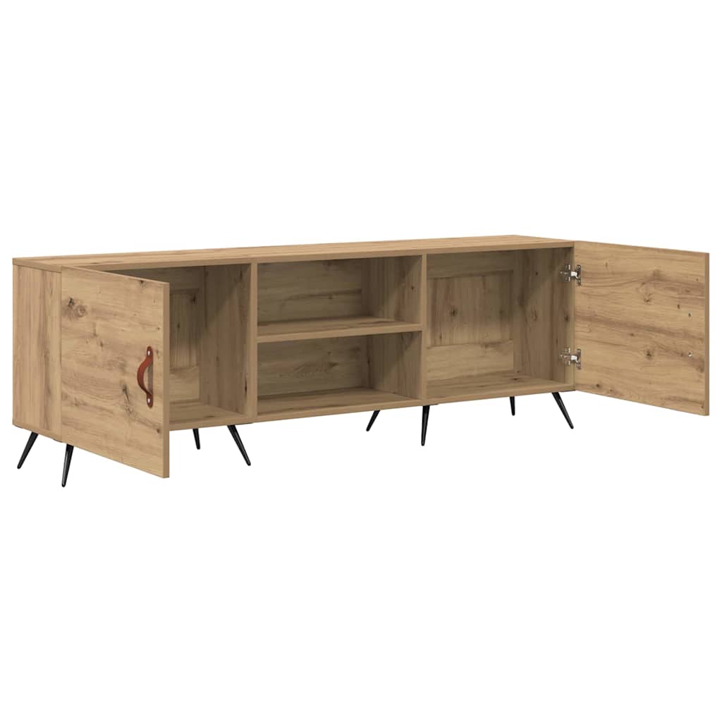 Cabinet TV stejar artizanal 150 x 30 x 50 cm Lemn compozit — imaginea 5