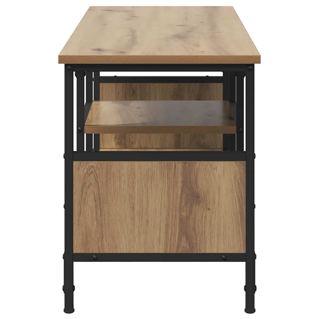 Cabinet TV Stejar Artizanal 100 x 35 x 45 cm — imaginea 7