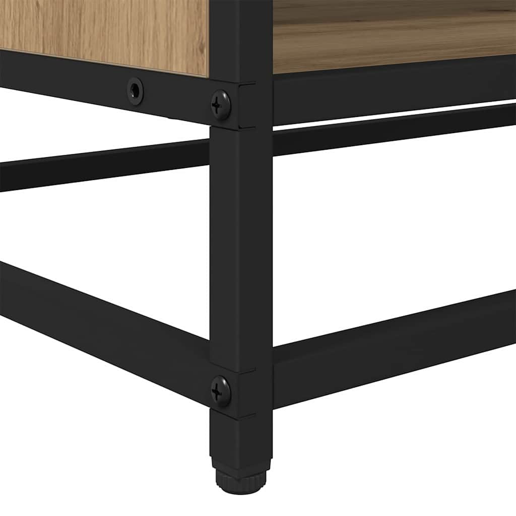 Cabinet TV stejar artizanal 61 x 40 x 46 cm Lemn compozit — imaginea 8