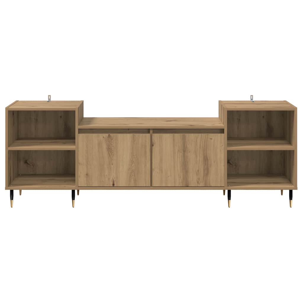 Cabinet TV Stejar Artizanal 160 x 35 x 55 cm Lemn compozit — imaginea 7