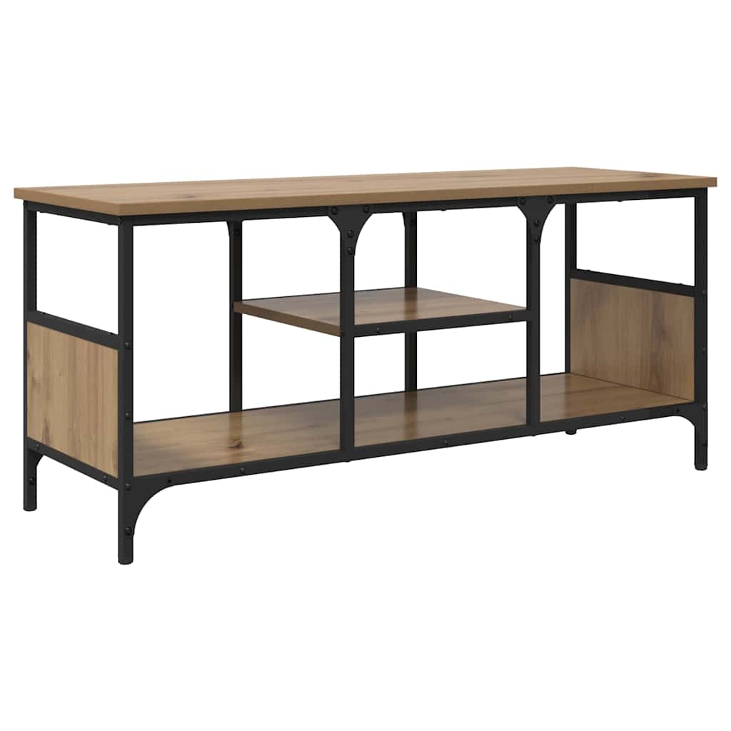 Cabinet TV Stejar Artizanal 100 x 35 x 45 cm — imaginea 8