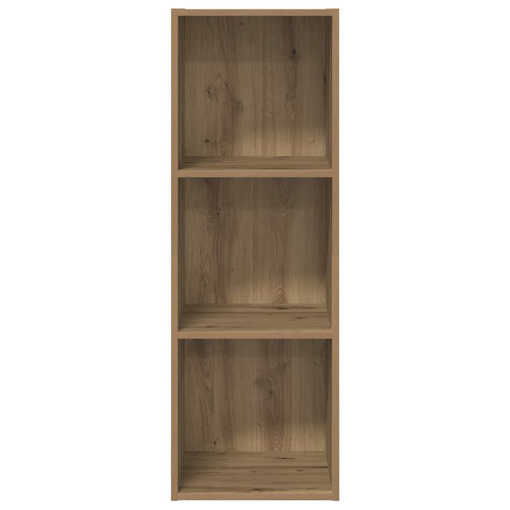 Cabinet TV stejar artizanal 37 x 37 x 107 cm Lemn compozit — imaginea 8