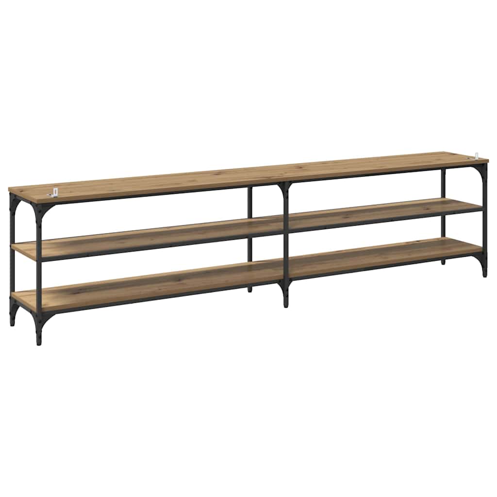 Cabinet TV Stejar Artizanal 200 x 30 x 50 cm — imaginea 10