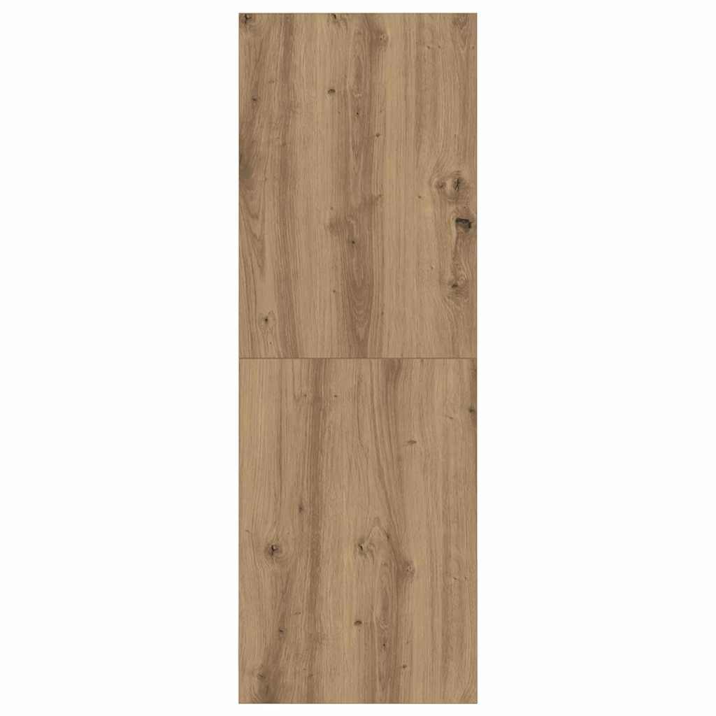 Cabinet TV stejar artizanal 37 x 37 x 107 cm Lemn compozit — imaginea 9