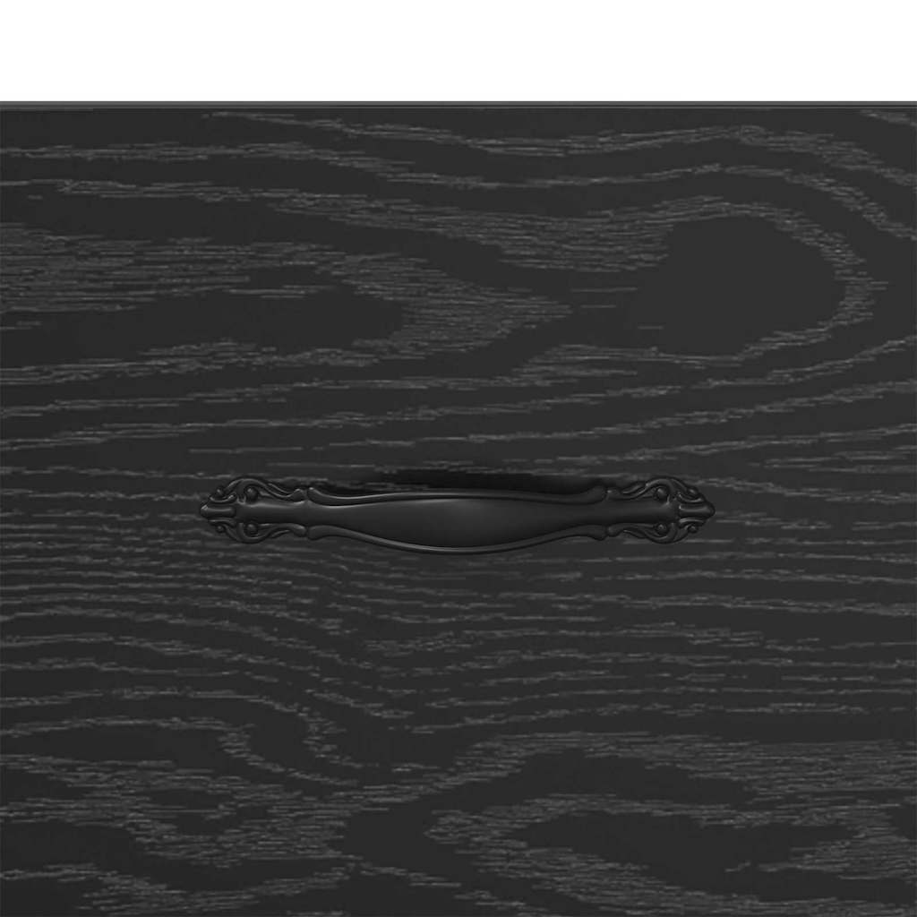 Cabinet TV Stejar negru 150 x 36 x 30 cm Lemn compozit — imaginea 10