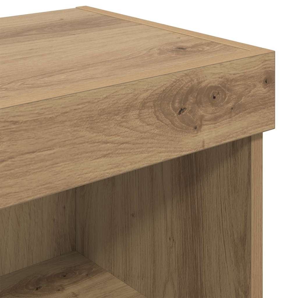 Cabinet TV Stejar Artizanal 60 x 30 x 30 cm Lemn compozit — imaginea 11
