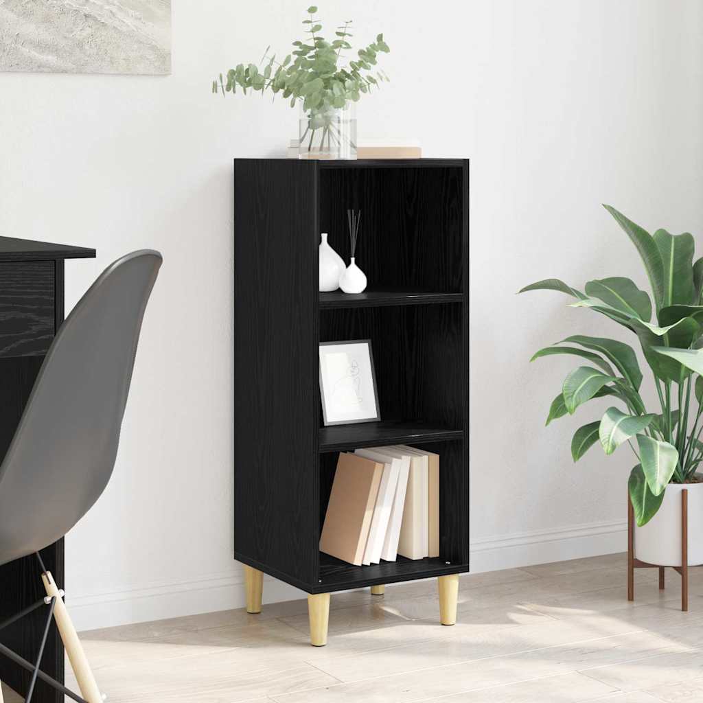 Bufet Stejar negru 32.5 x 34.5 x 90 cm Lemn compozit — imaginea 2