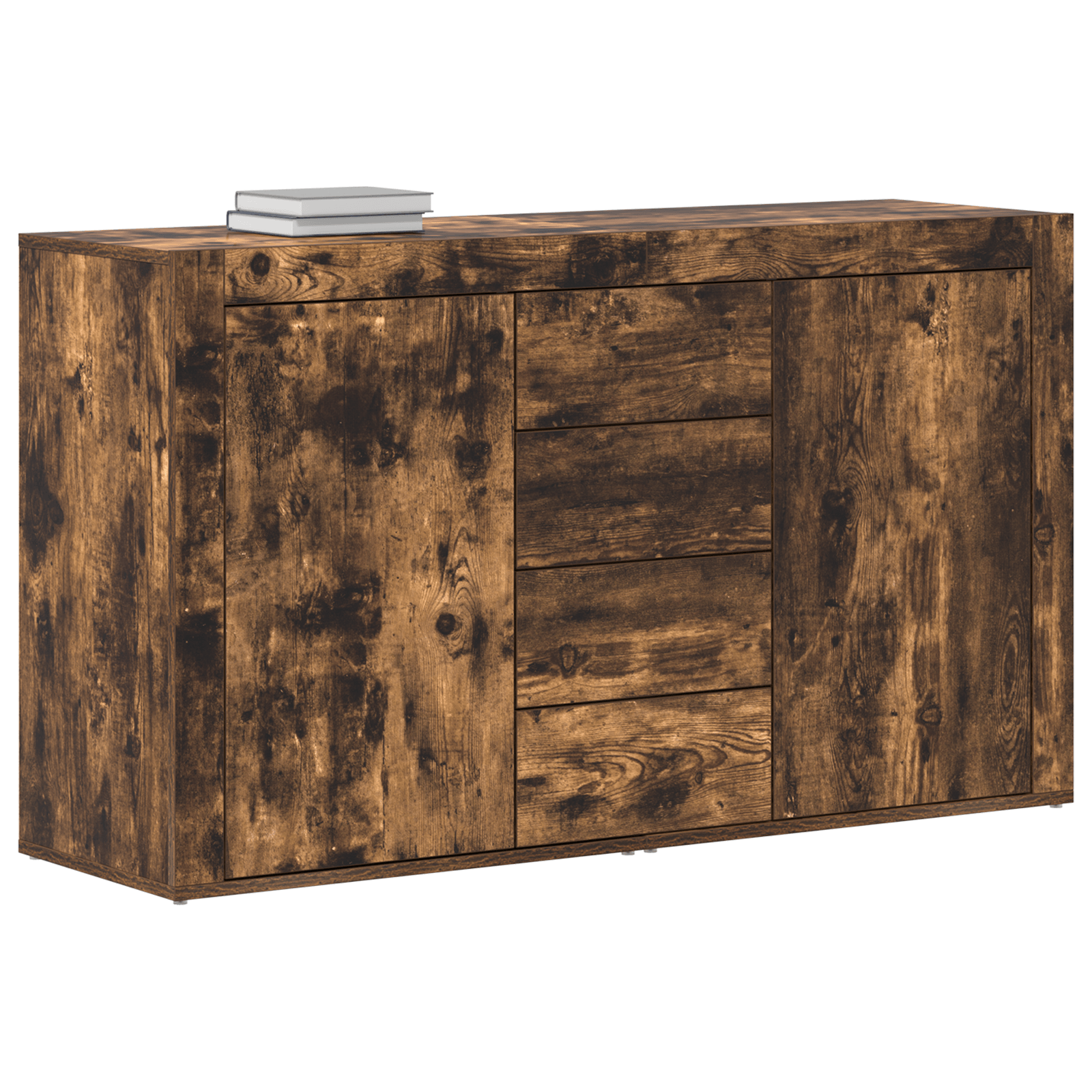 Bufet Stejar afumat Lemn prelucrat 120 x 36 x 69 cm Bufet — imaginea 3