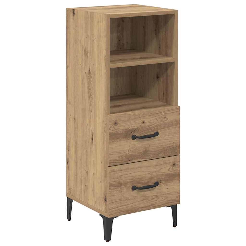 Bufet stejar artizanal 34 x 34.5 x 90 cm Lemn compozit