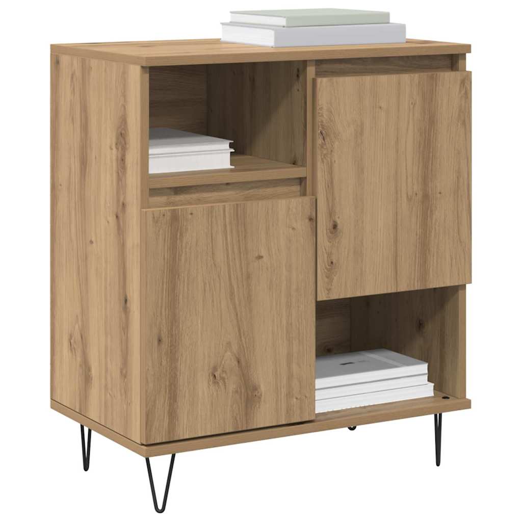 Bufet stejar artizanal 60 x 35 x 70 cm Lemn compozit — imaginea 3