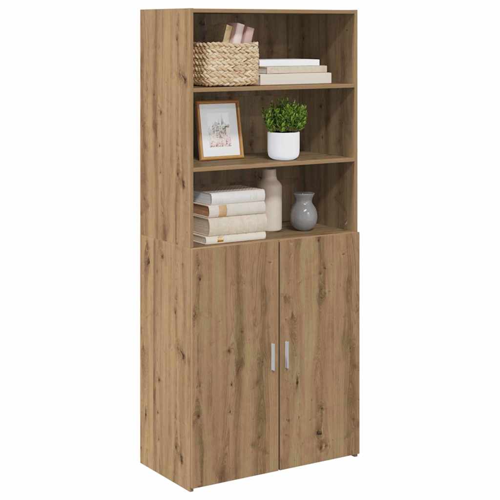 Bufet Stejar Artizanal 80 x 42,5 x 185 cm Lemn compozit — imaginea 4