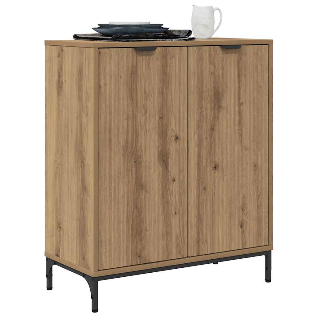 Bufet stejar artizanal 69.5 x 33 x 82 cm Lemn compozit — imaginea 4