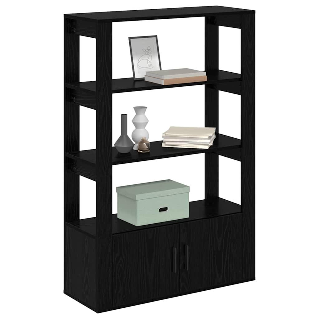 Bufet Stejar negru 30 x 80 x 119.5 cm Lemn compozit — imaginea 4