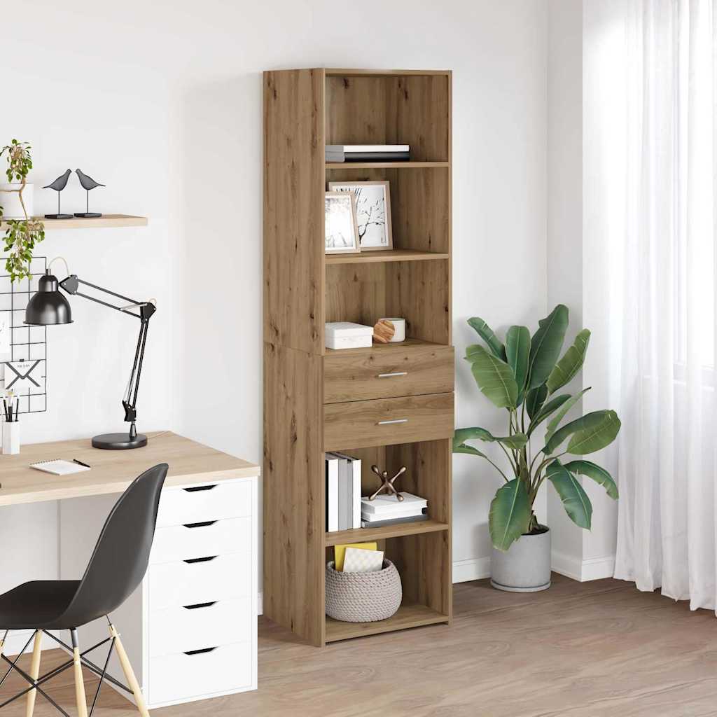 Bufet Stejar Artizanal 50 x 42,5 x 185 cm Lemn compozit — imaginea 5