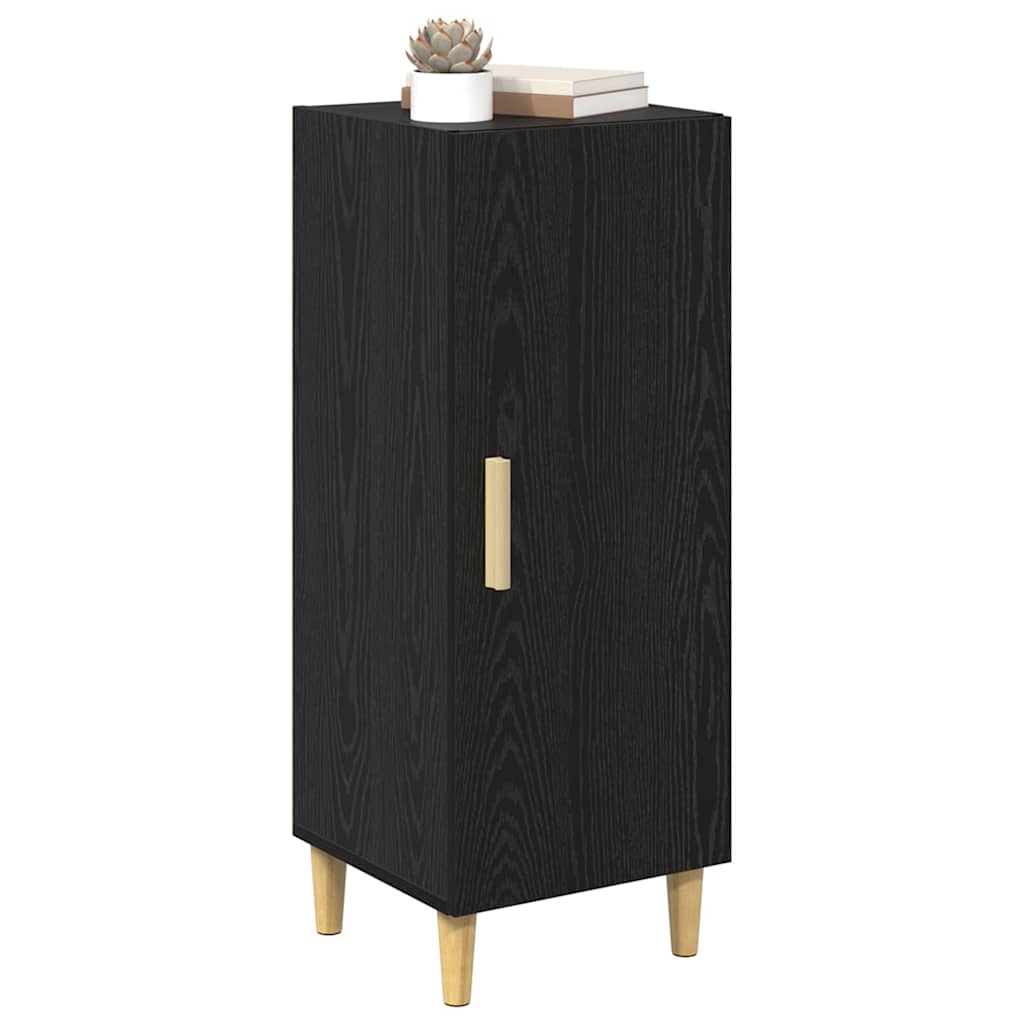 Bufet Stejar negru 34.5 x 34 x 90 cm Lemn compozit — imaginea 3
