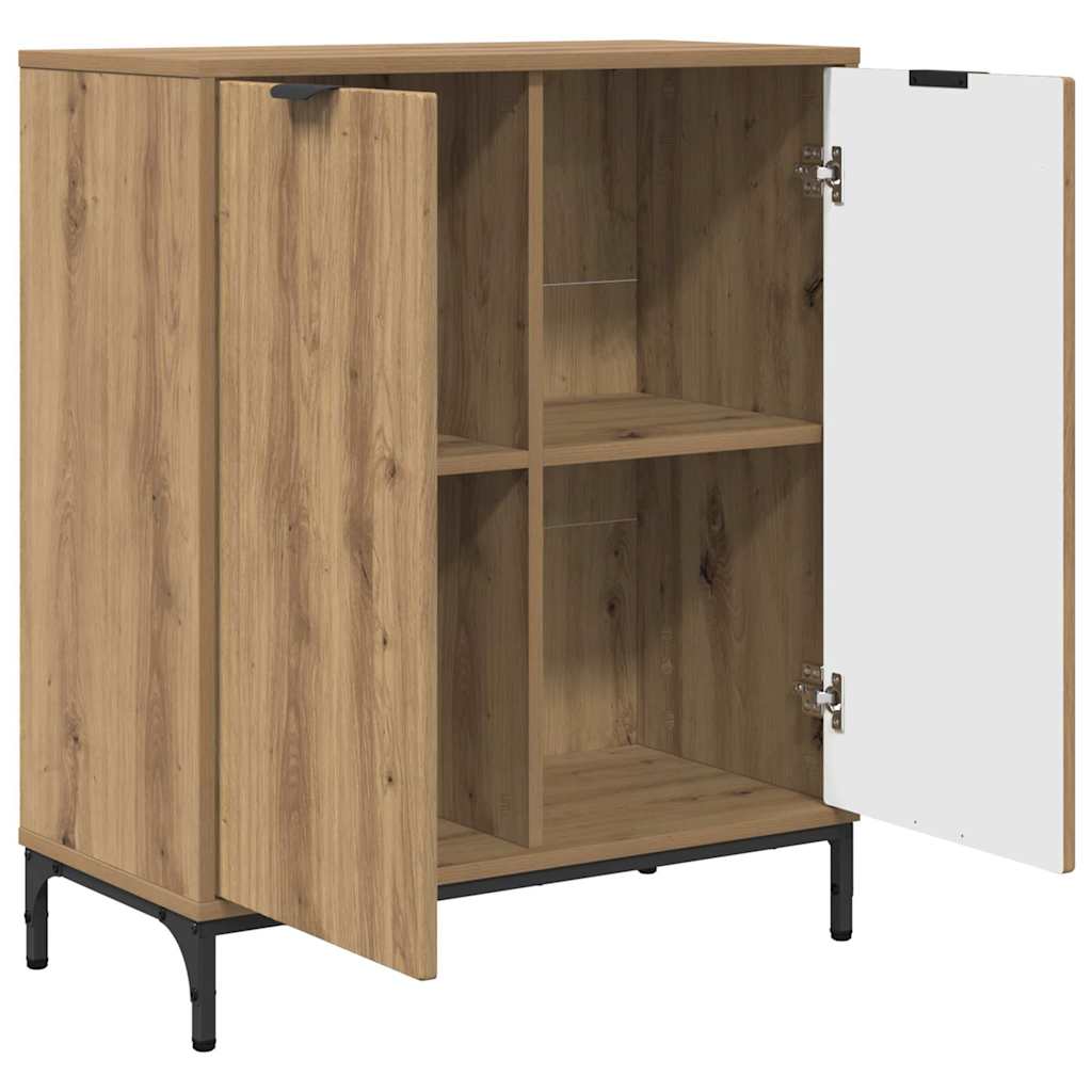 Bufet stejar artizanal 69.5 x 33 x 82 cm Lemn compozit — imaginea 6