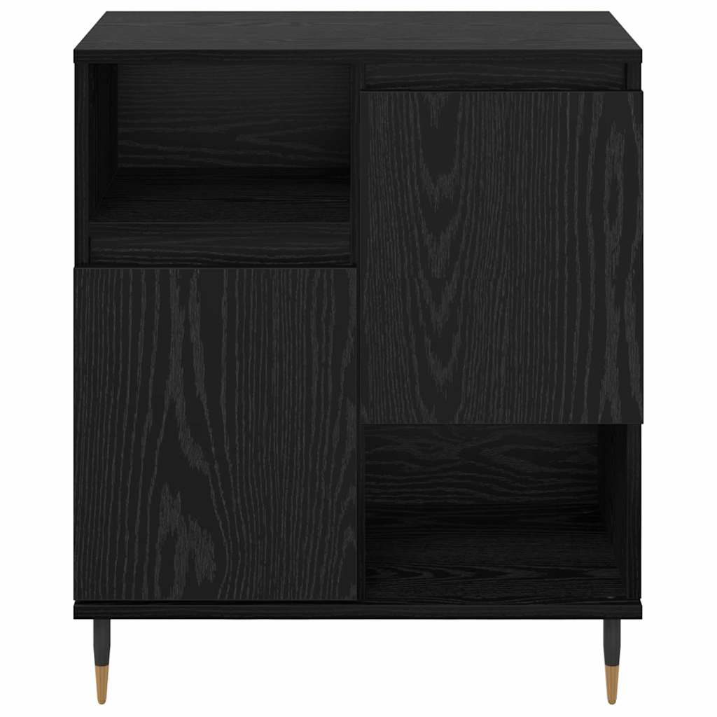 Bufet Stejar negru 60 x 35 x 70 cm Lemn compozit — imaginea 6