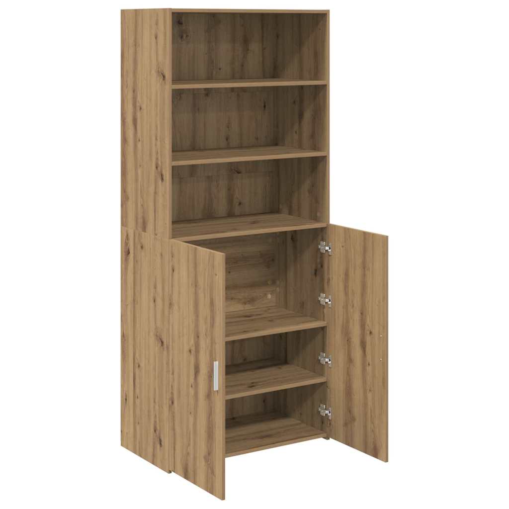 Bufet Stejar Artizanal 80 x 42,5 x 185 cm Lemn compozit — imaginea 6