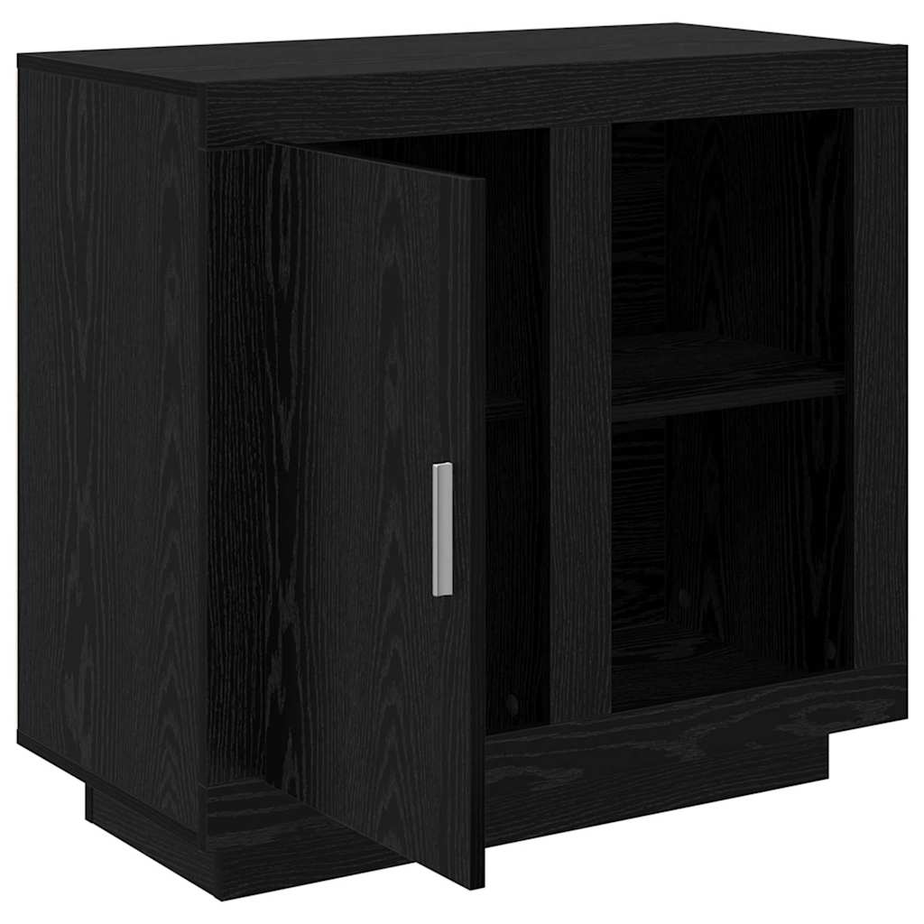 Bufet Stejar negru 40 x 80 x 75 cm Lemn compozit — imaginea 5