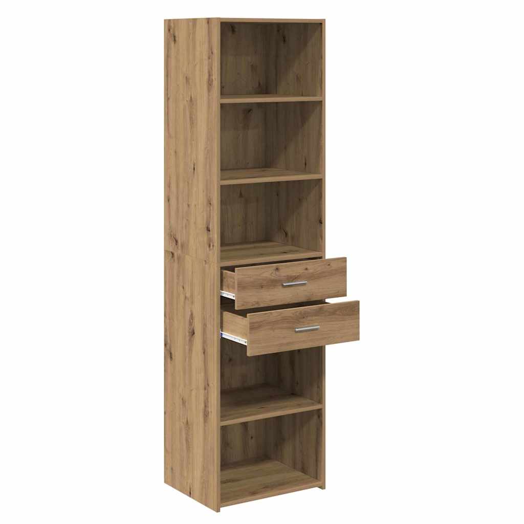 Bufet Stejar Artizanal 50 x 42,5 x 185 cm Lemn compozit — imaginea 6