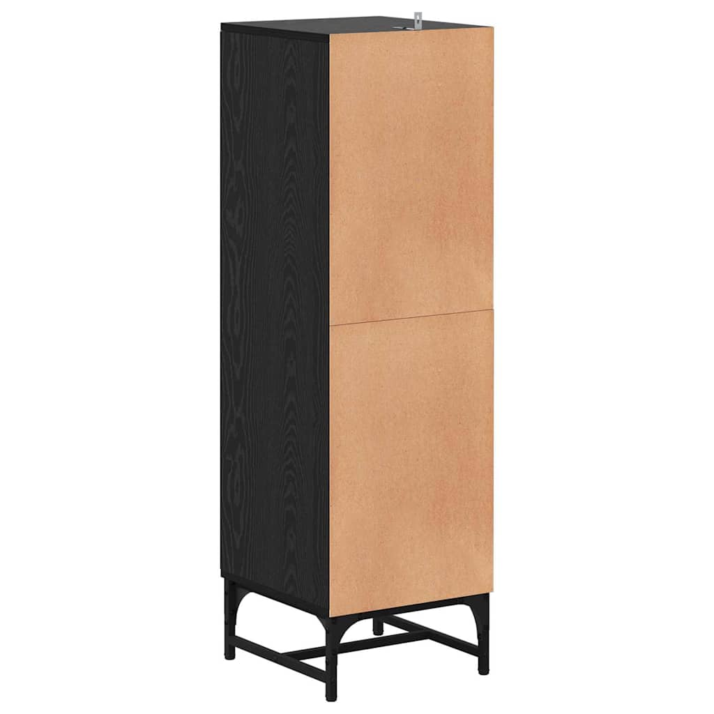 Bufet Stejar negru 35 x 37 x 117 cm Lemn compozit — imaginea 8