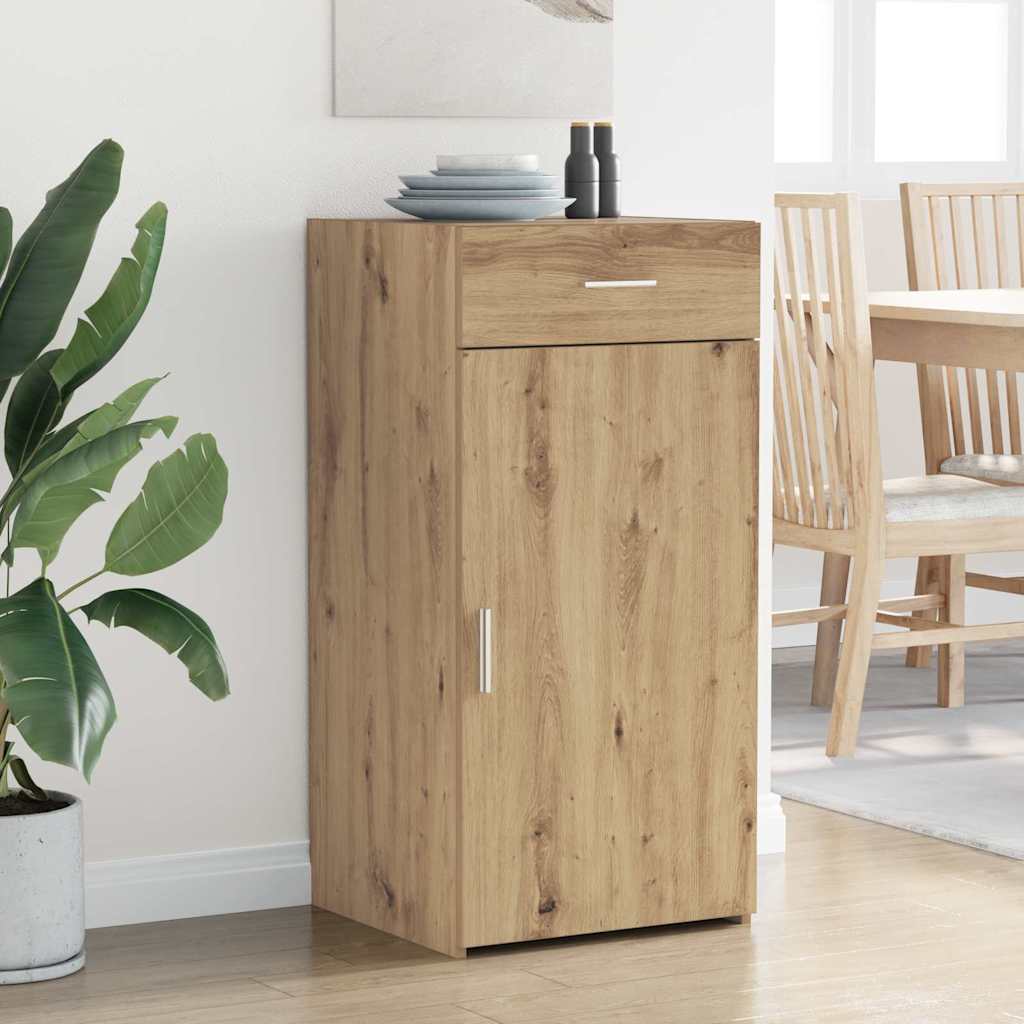 Bufet stejar artizanal 42.5 x 40 x 93 cm Lemn compozit — imaginea 5
