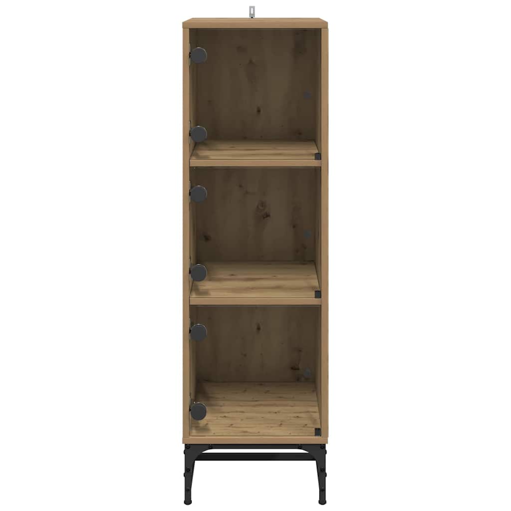 Bufet stejar artizanal 35 x 37 x 117 cm Lemn compozit — imaginea 6