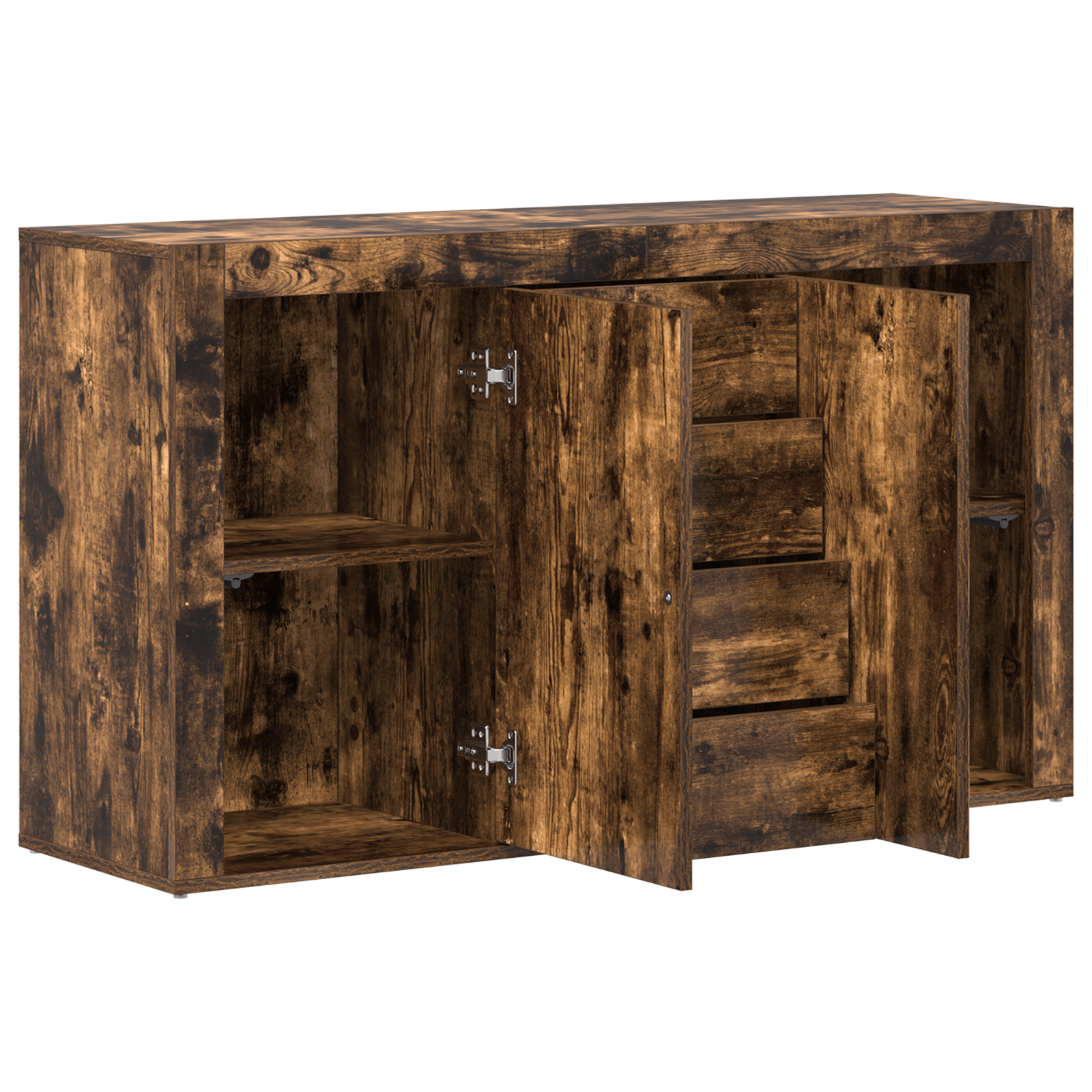 Bufet Stejar afumat Lemn prelucrat 120 x 36 x 69 cm Bufet — imaginea 5