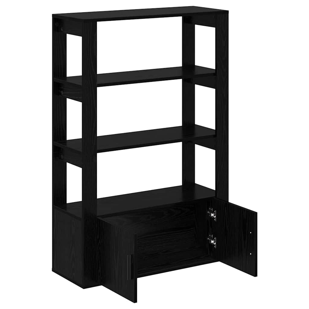 Bufet Stejar negru 30 x 80 x 119.5 cm Lemn compozit — imaginea 6
