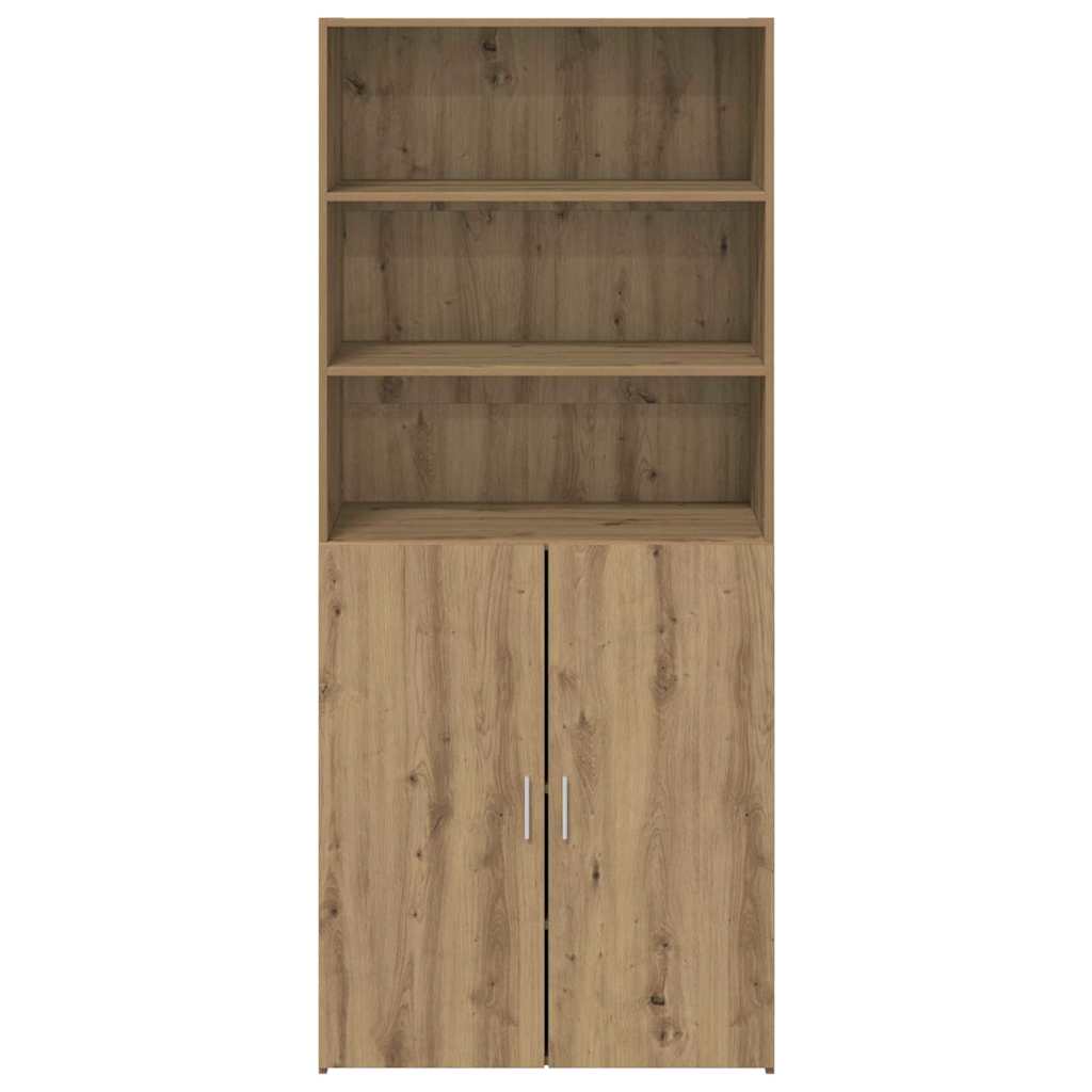 Bufet Stejar Artizanal 80 x 42,5 x 185 cm Lemn compozit — imaginea 7