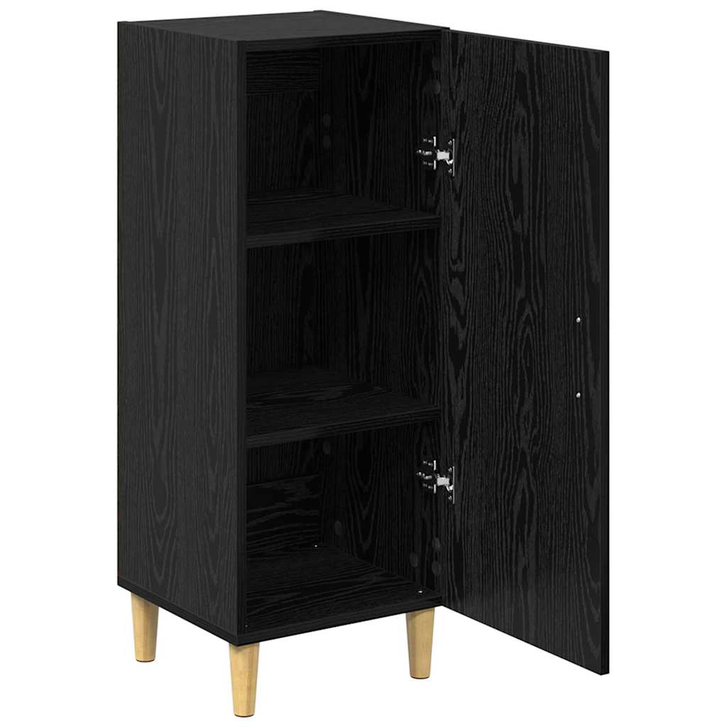 Bufet Stejar negru 34.5 x 34 x 90 cm Lemn compozit — imaginea 5