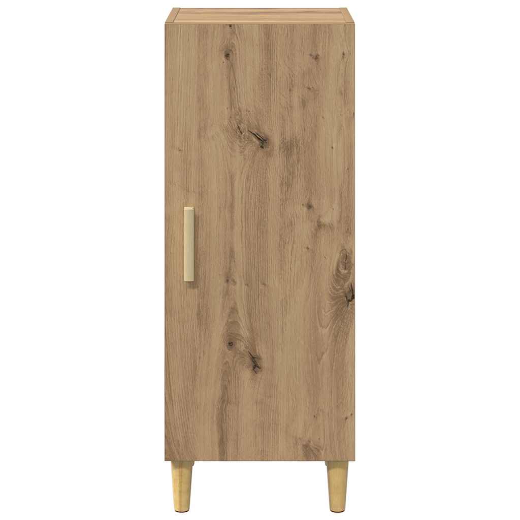 Bufet stejar artizanal 34.5 x 34 x 90 cm Lemn compozit — imaginea 6