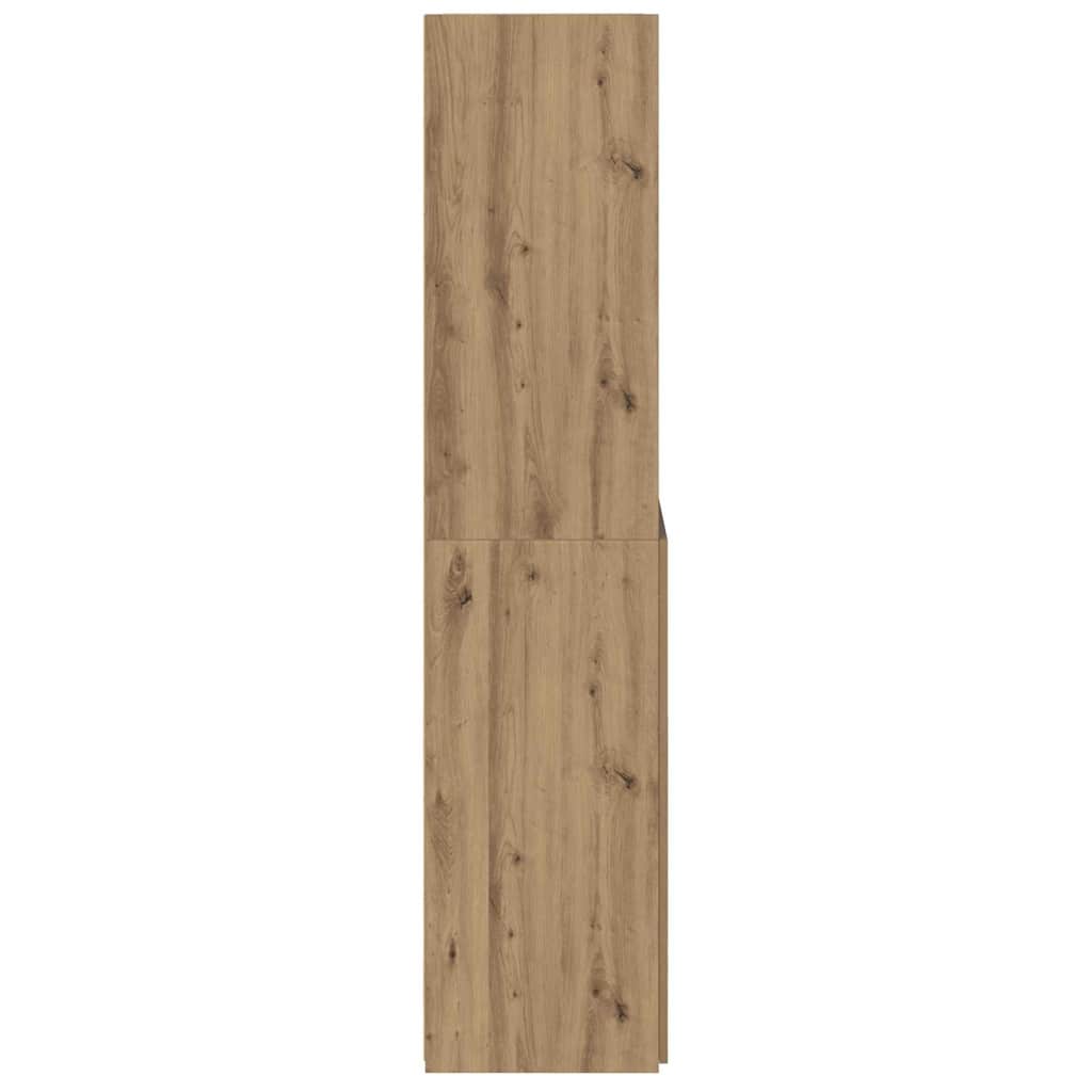Bufet Stejar Artizanal 80 x 42,5 x 185 cm Lemn compozit — imaginea 8