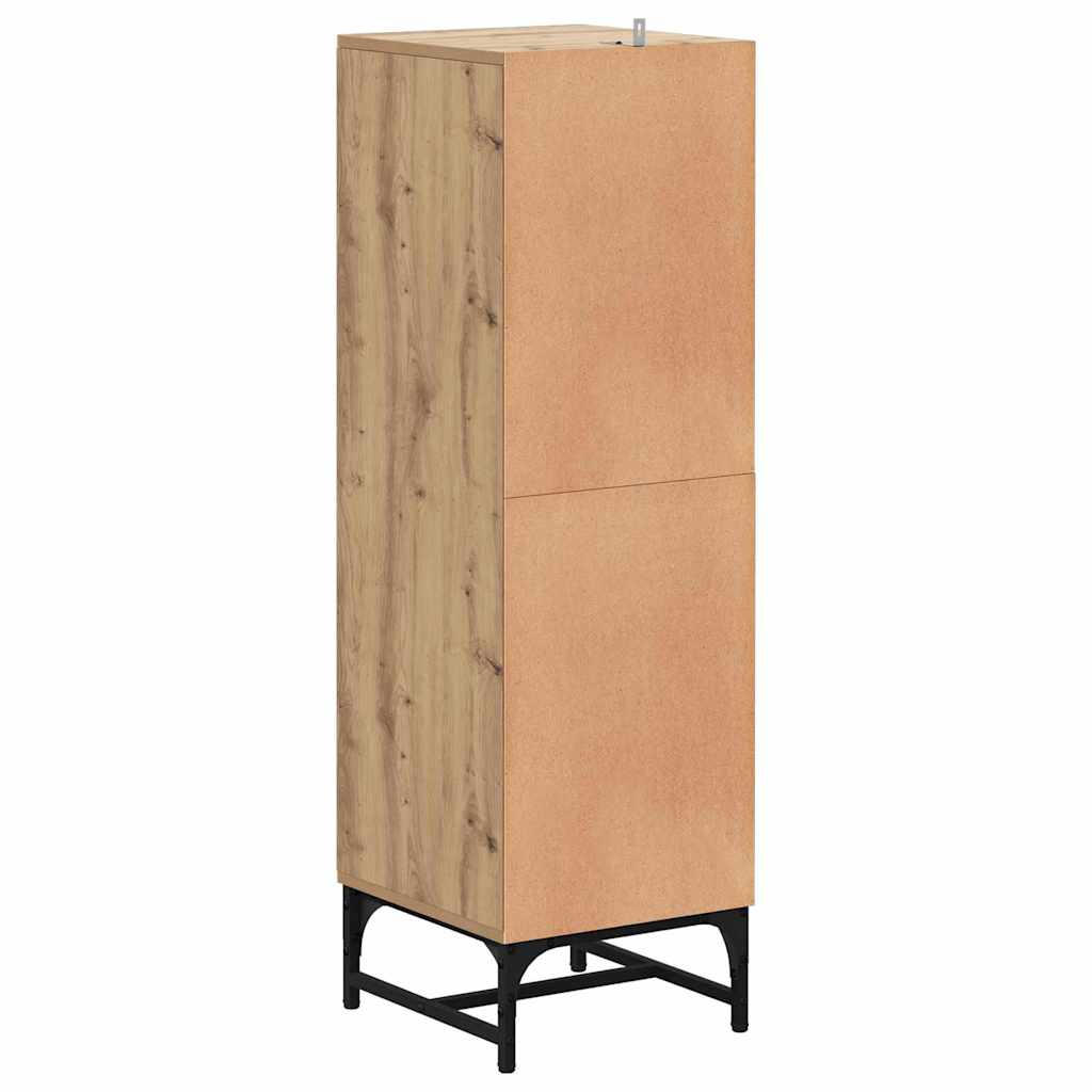 Bufet stejar artizanal 35 x 37 x 117 cm Lemn compozit — imaginea 8