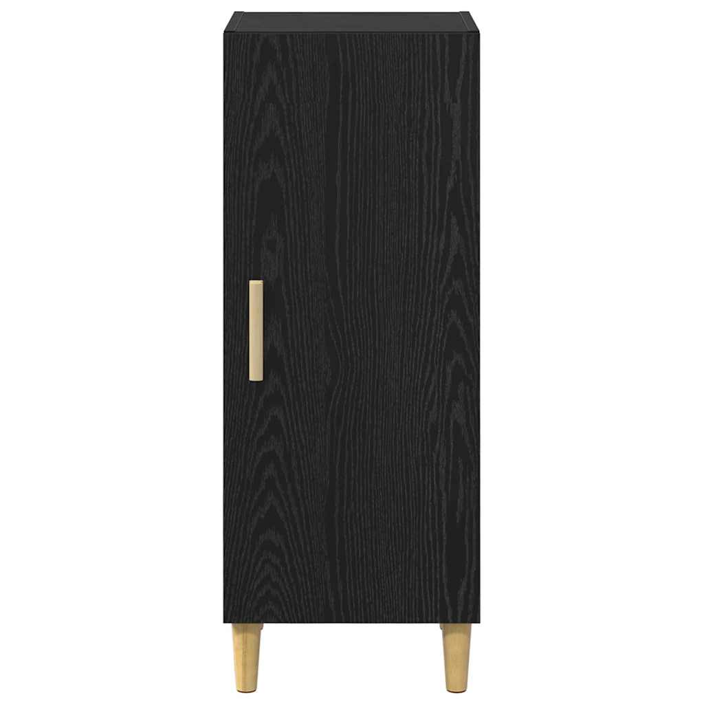Bufet Stejar negru 34.5 x 34 x 90 cm Lemn compozit — imaginea 6