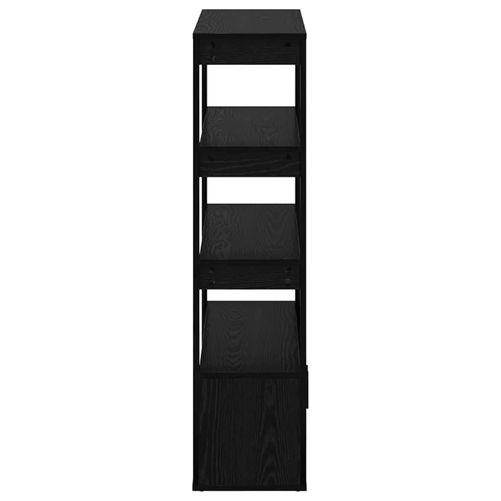 Bufet Stejar negru 30 x 80 x 119.5 cm Lemn compozit — imaginea 8