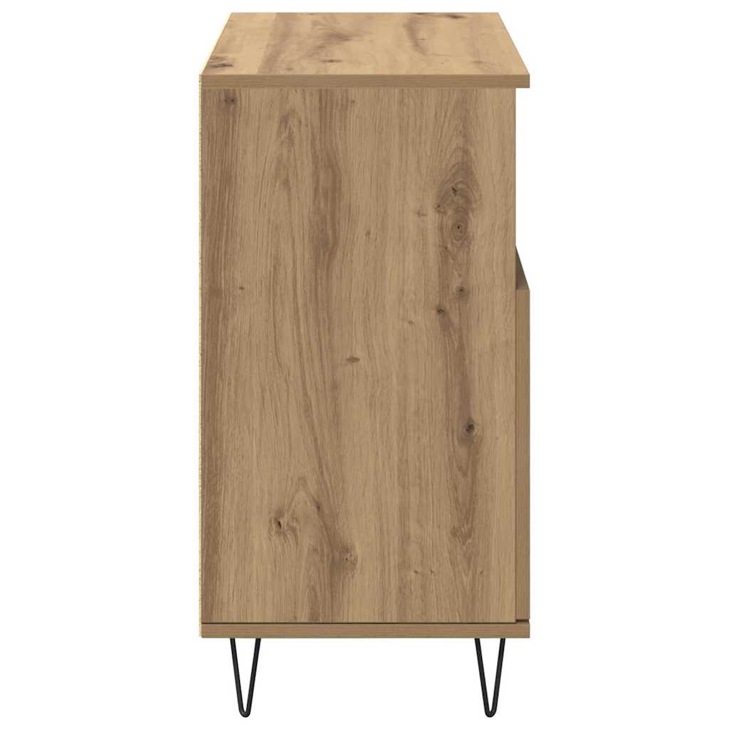 Bufet stejar artizanal 60 x 35 x 70 cm Lemn compozit — imaginea 7