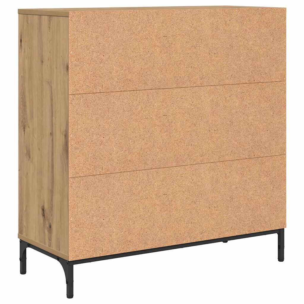 Bufet stejar artizanal 79.5 x 33 x 82 cm Lemn compozit — imaginea 9