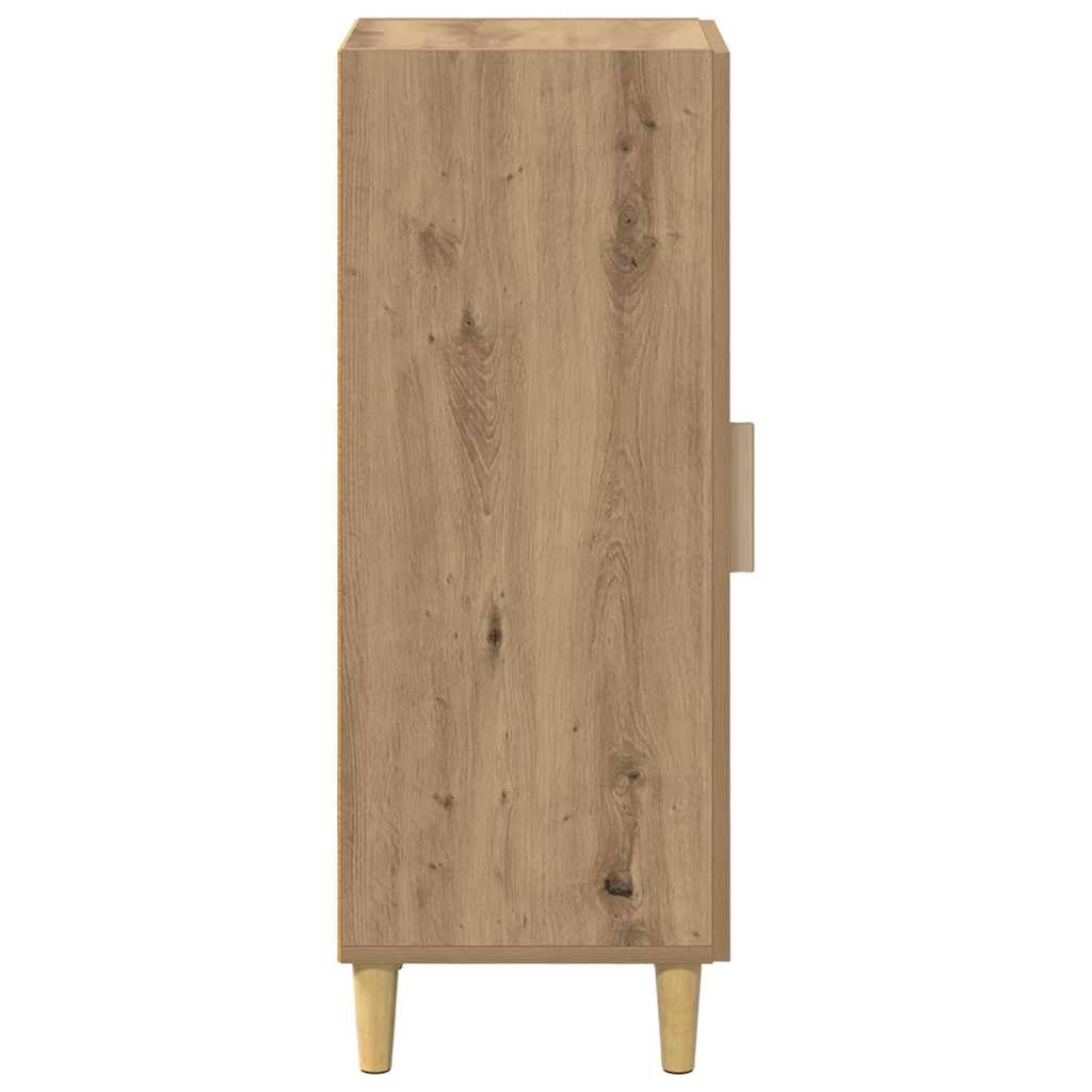 Bufet stejar artizanal 34.5 x 34 x 90 cm Lemn compozit — imaginea 7