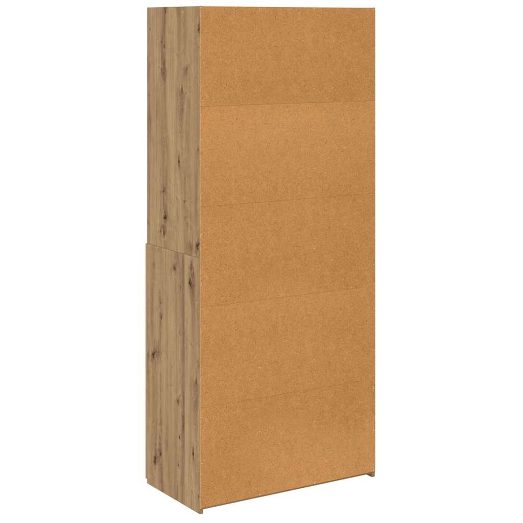 Bufet Stejar Artizanal 80 x 42,5 x 185 cm Lemn compozit — imaginea 9