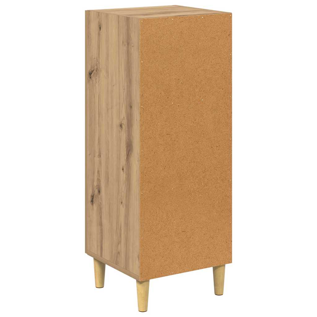 Bufet stejar artizanal 34.5 x 34 x 90 cm Lemn compozit — imaginea 8