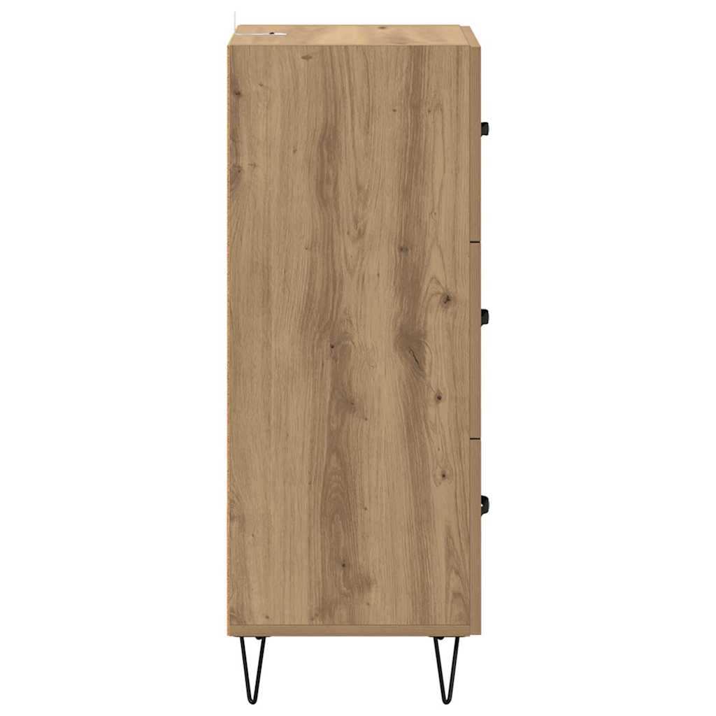 Bufet stejar artizanal 34 x 34.5 x 90 cm Lemn compozit — imaginea 7
