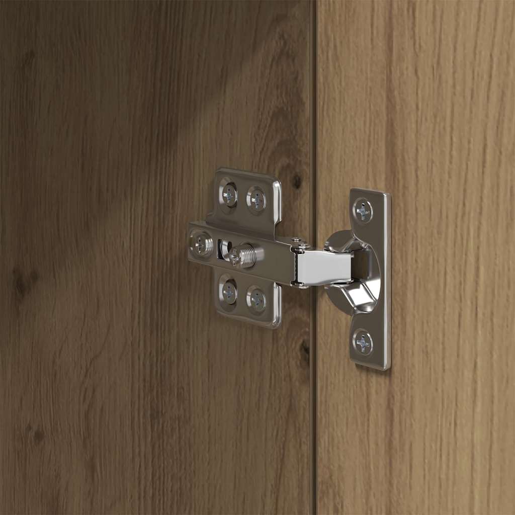 Bufet stejar artizanal 34.5 x 34 x 90 cm Lemn compozit — imaginea 9