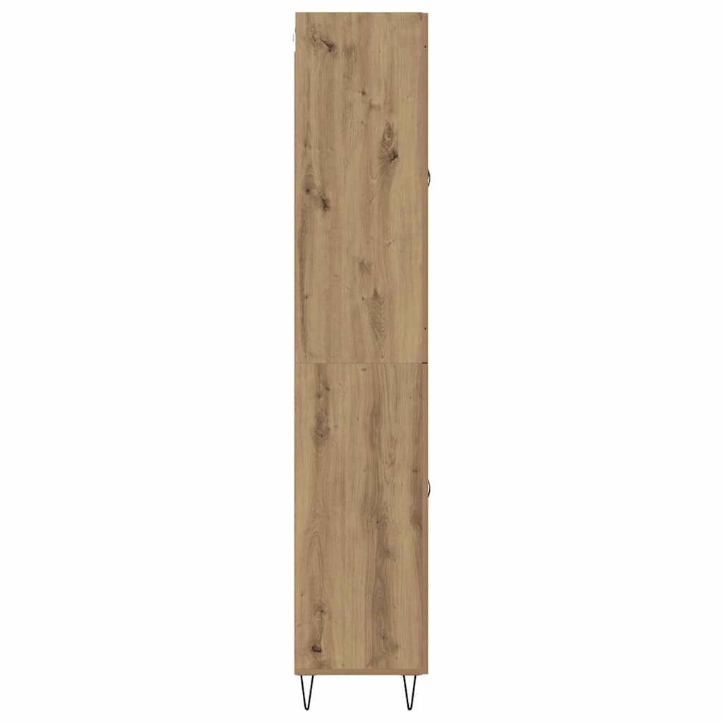 Bufet Stejar Artizanal 69,5 x 34 x 180 cm Lemn compozit — imaginea 10
