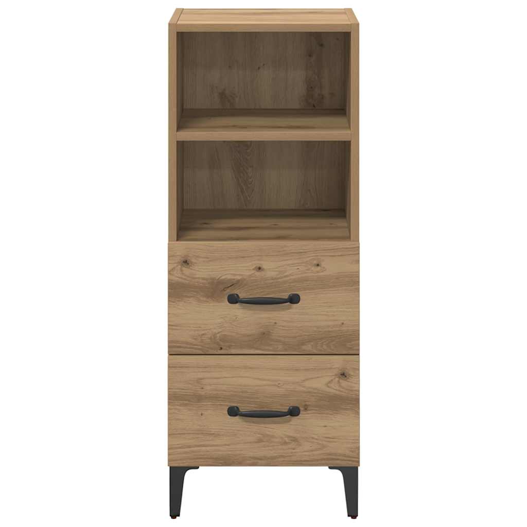 Bufet stejar artizanal 34 x 34.5 x 90 cm Lemn compozit — imaginea 7