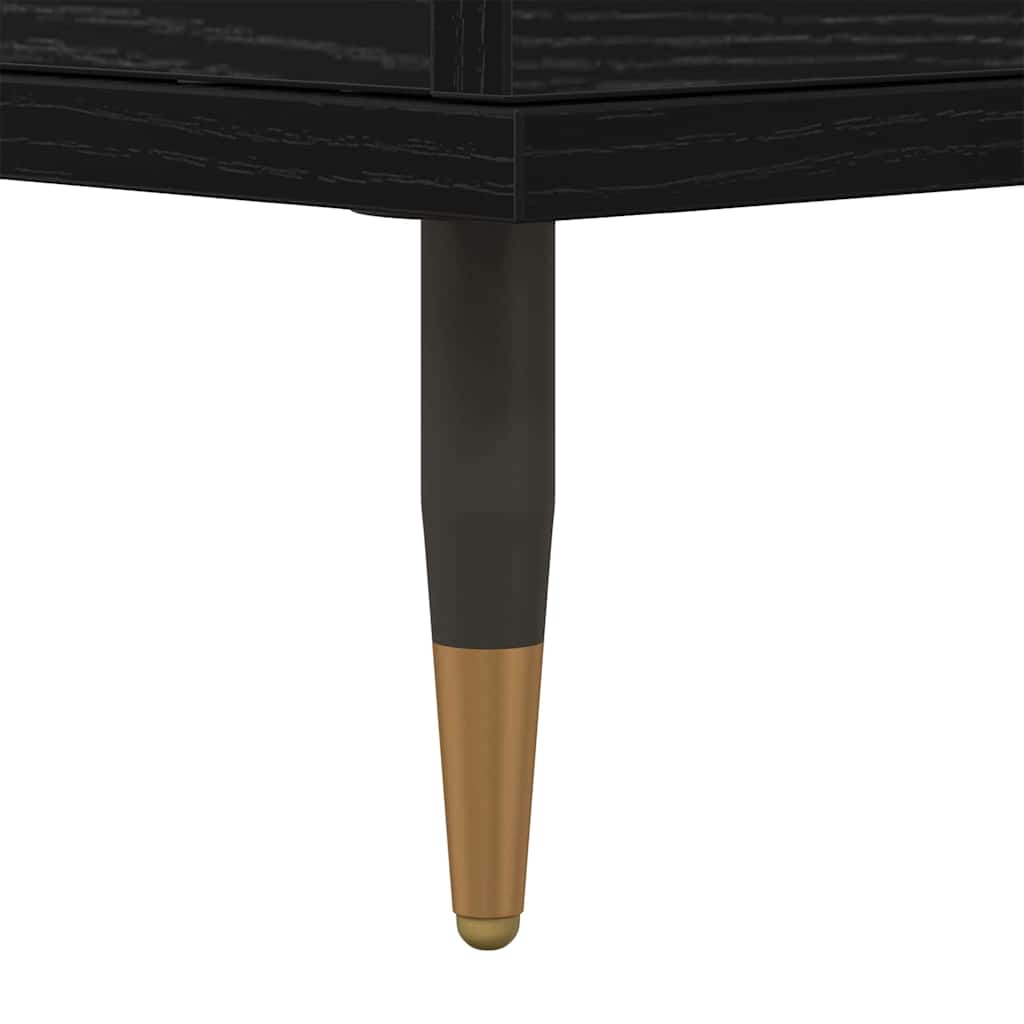 Bufet Stejar negru 60 x 35 x 70 cm Lemn compozit — imaginea 10