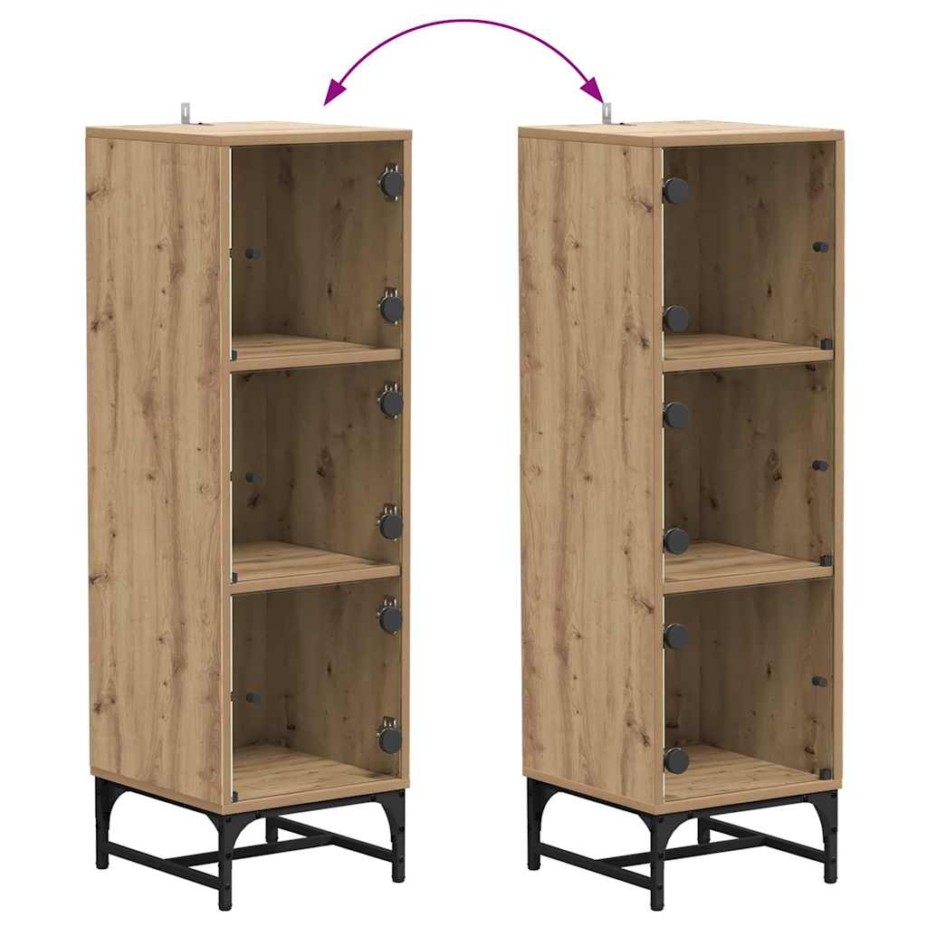 Bufet stejar artizanal 35 x 37 x 117 cm Lemn compozit — imaginea 11