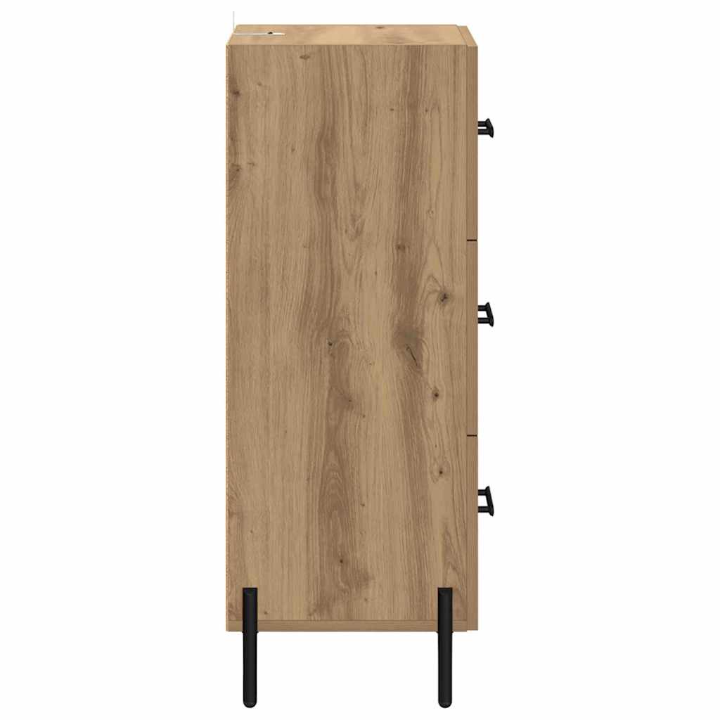 Bufet stejar artizanal 34 x 34.5 x 90 cm Lemn compozit — imaginea 8